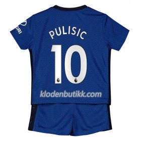 Chelsea Christian Pulisic 10 Barn Hjemmedraktsett 2020-2021 Kortermet (+ Korte bukser)